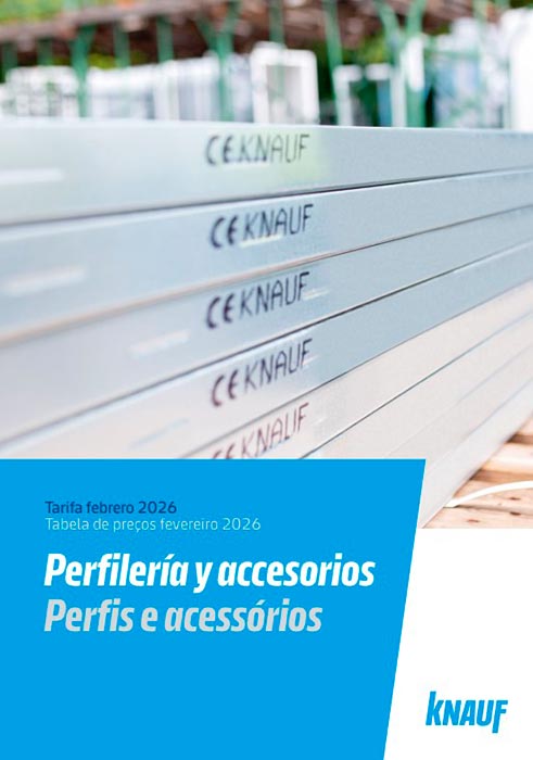 CATÁLOGO PERFILERIA KNAUF 2026 - AISLADIS