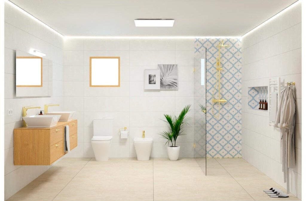 Diseño 3D de Baños con Render Realista | Aisladís